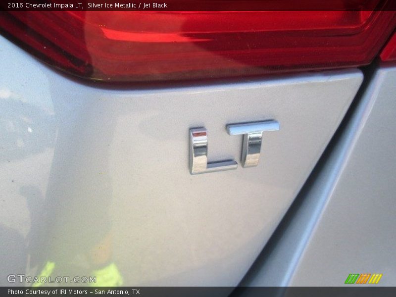 Silver Ice Metallic / Jet Black 2016 Chevrolet Impala LT