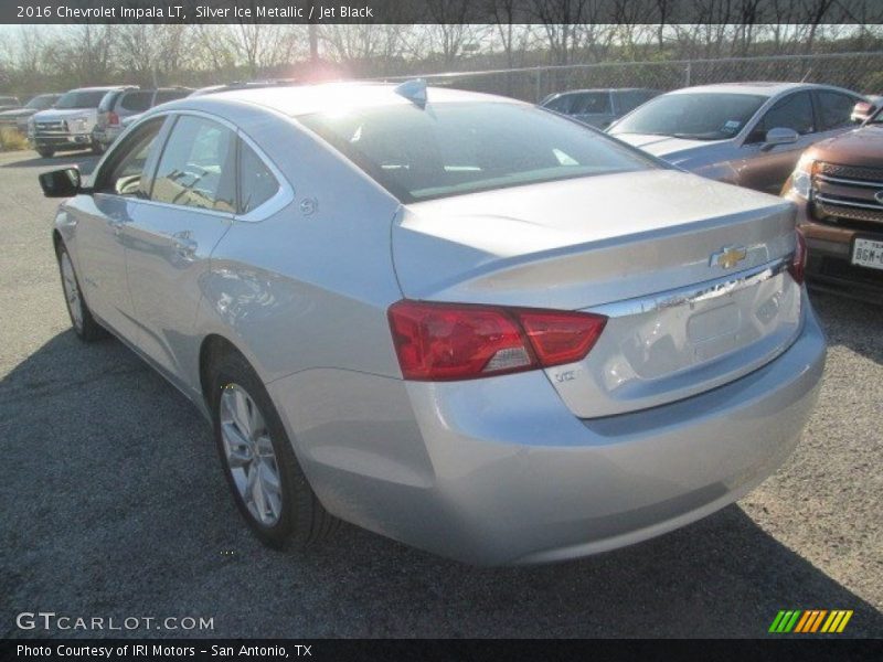 Silver Ice Metallic / Jet Black 2016 Chevrolet Impala LT