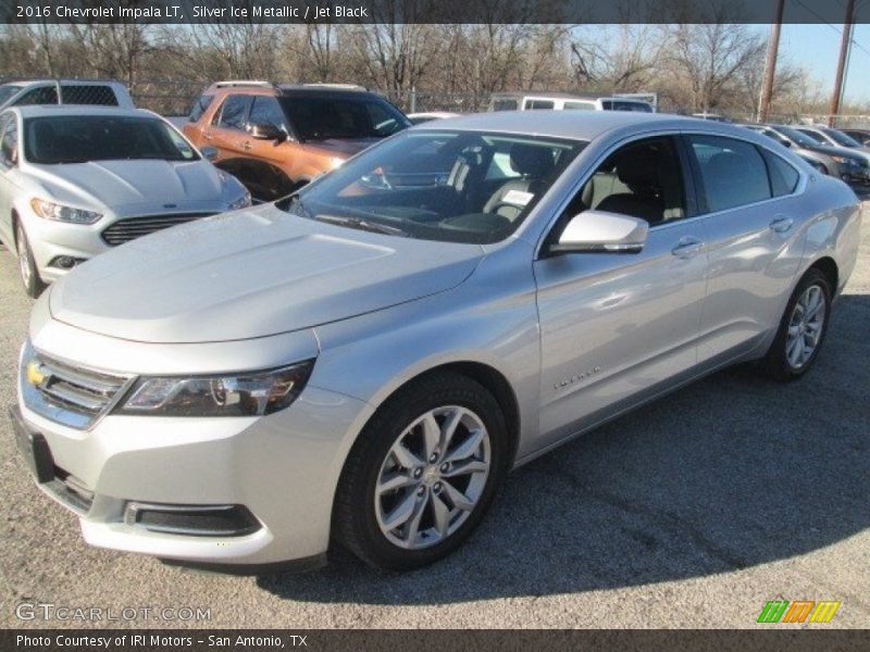 Silver Ice Metallic / Jet Black 2016 Chevrolet Impala LT