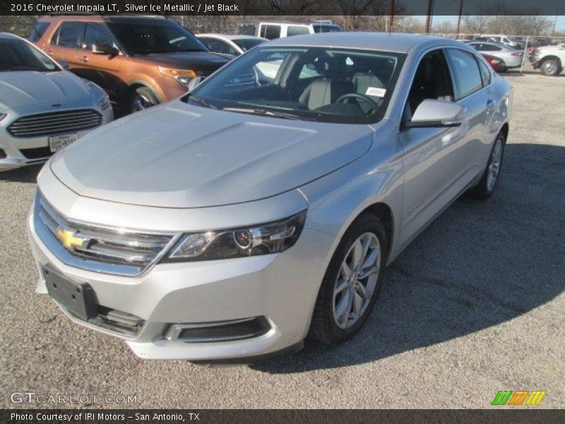Silver Ice Metallic / Jet Black 2016 Chevrolet Impala LT