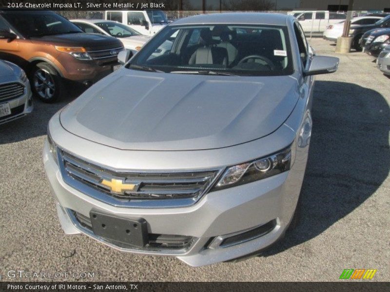 Silver Ice Metallic / Jet Black 2016 Chevrolet Impala LT
