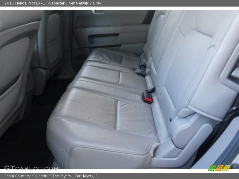 Alabaster Silver Metallic / Gray 2013 Honda Pilot EX-L