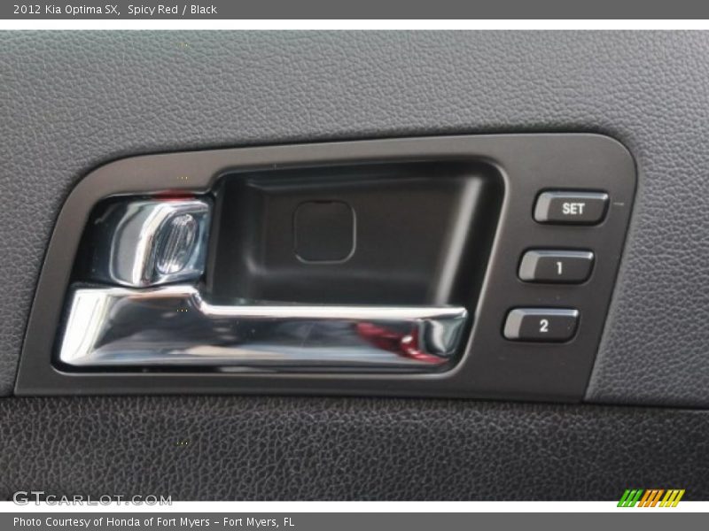 Spicy Red / Black 2012 Kia Optima SX