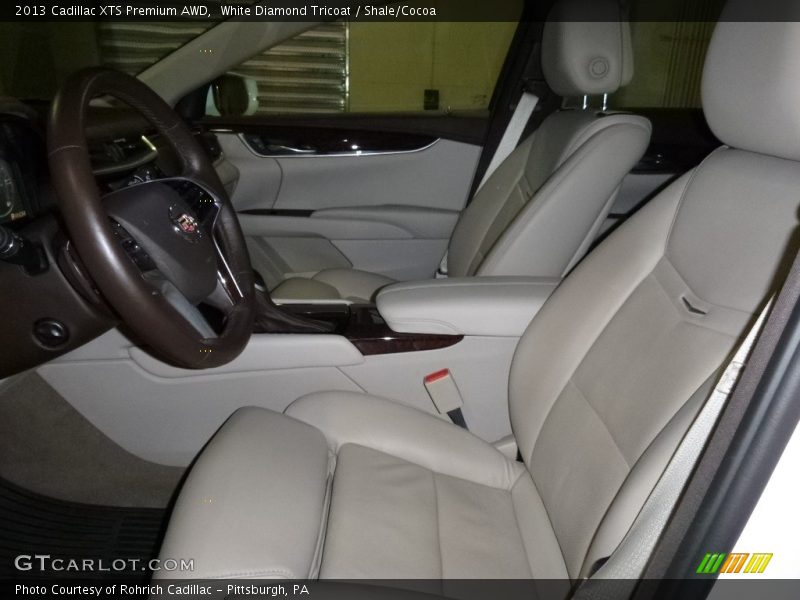 White Diamond Tricoat / Shale/Cocoa 2013 Cadillac XTS Premium AWD