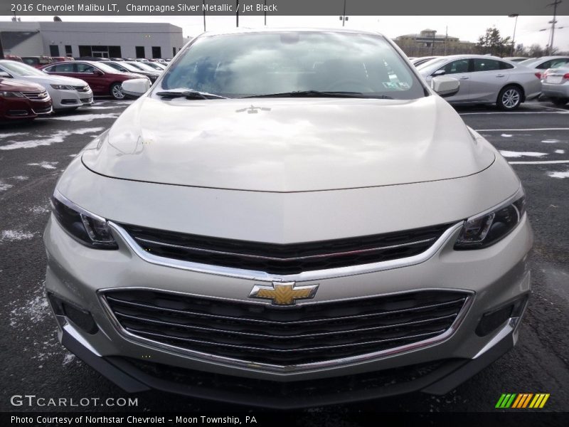 Champagne Silver Metallic / Jet Black 2016 Chevrolet Malibu LT