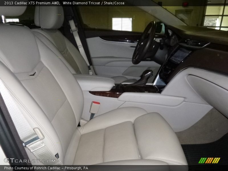 White Diamond Tricoat / Shale/Cocoa 2013 Cadillac XTS Premium AWD