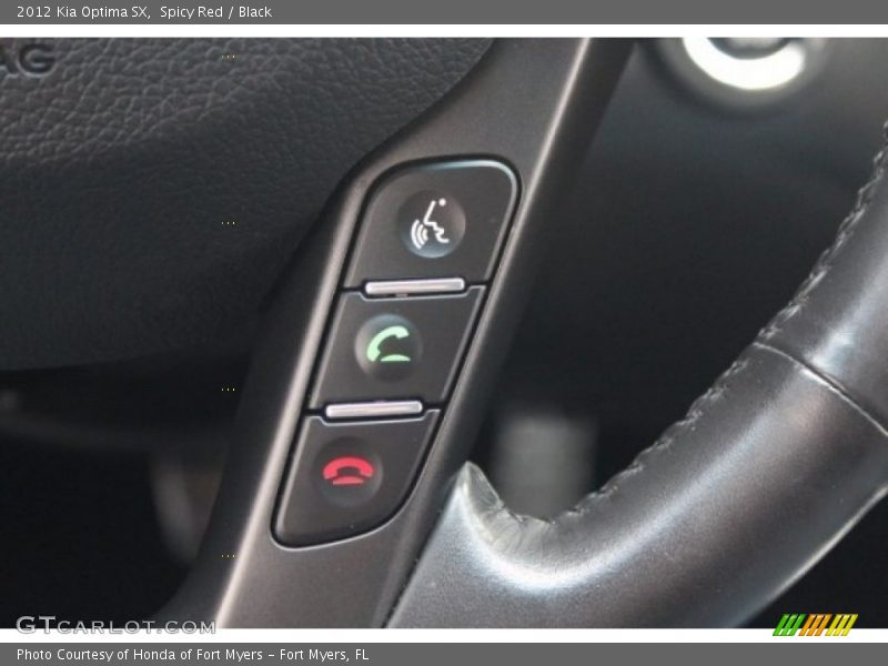 Spicy Red / Black 2012 Kia Optima SX