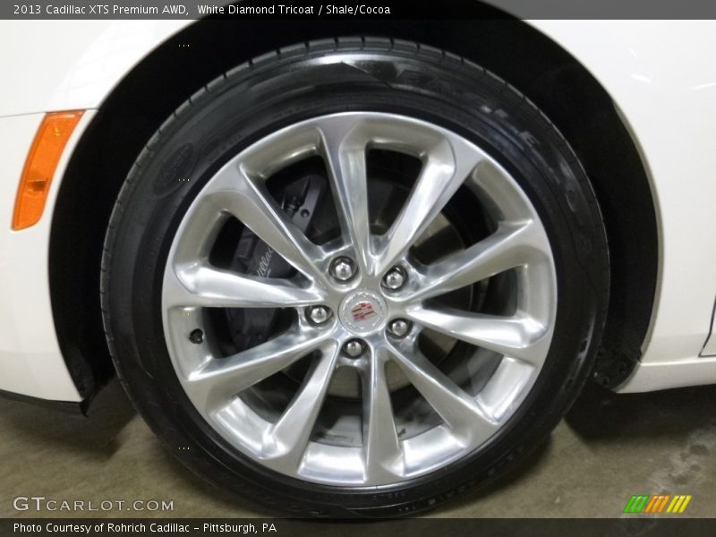 White Diamond Tricoat / Shale/Cocoa 2013 Cadillac XTS Premium AWD