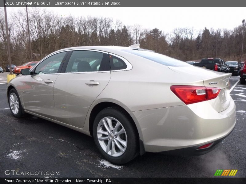 Champagne Silver Metallic / Jet Black 2016 Chevrolet Malibu LT