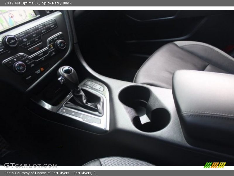 Spicy Red / Black 2012 Kia Optima SX