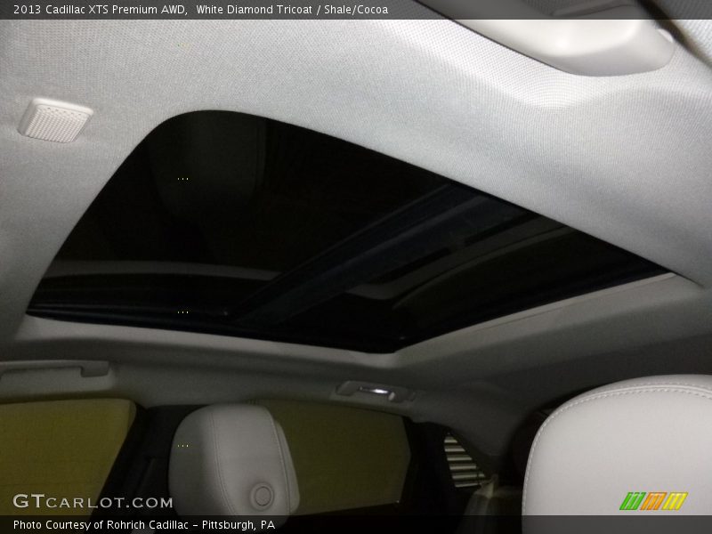 White Diamond Tricoat / Shale/Cocoa 2013 Cadillac XTS Premium AWD