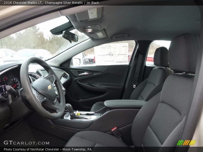 Champagne Silver Metallic / Jet Black 2016 Chevrolet Malibu LT