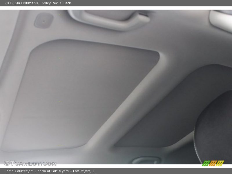 Spicy Red / Black 2012 Kia Optima SX