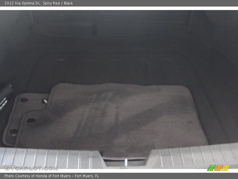 Spicy Red / Black 2012 Kia Optima SX