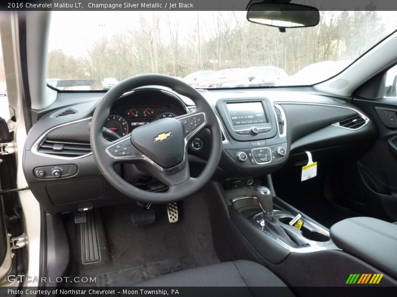 Champagne Silver Metallic / Jet Black 2016 Chevrolet Malibu LT