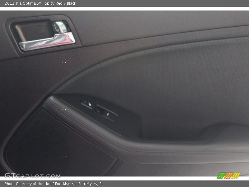 Spicy Red / Black 2012 Kia Optima SX
