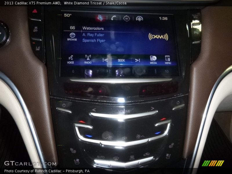 White Diamond Tricoat / Shale/Cocoa 2013 Cadillac XTS Premium AWD