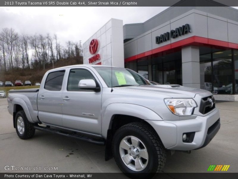 Silver Streak Mica / Graphite 2013 Toyota Tacoma V6 SR5 Double Cab 4x4
