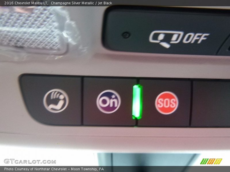 Champagne Silver Metallic / Jet Black 2016 Chevrolet Malibu LT