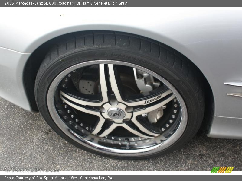 Brilliant Silver Metallic / Grey 2005 Mercedes-Benz SL 600 Roadster