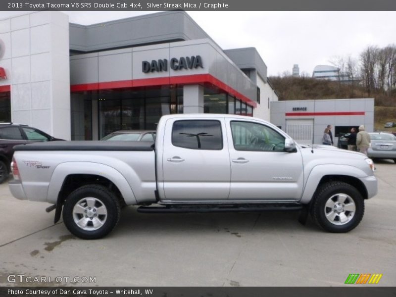 Silver Streak Mica / Graphite 2013 Toyota Tacoma V6 SR5 Double Cab 4x4