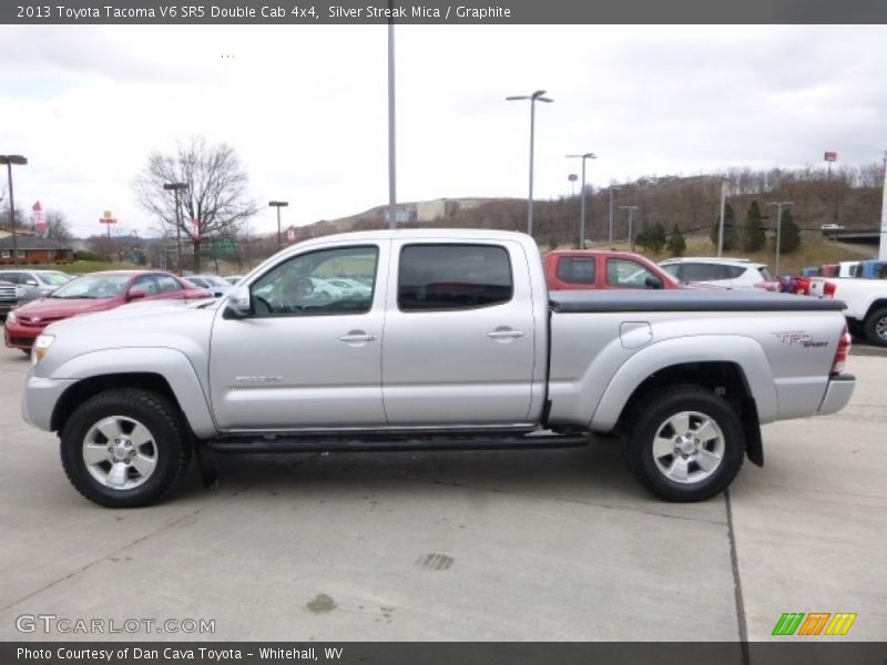 Silver Streak Mica / Graphite 2013 Toyota Tacoma V6 SR5 Double Cab 4x4