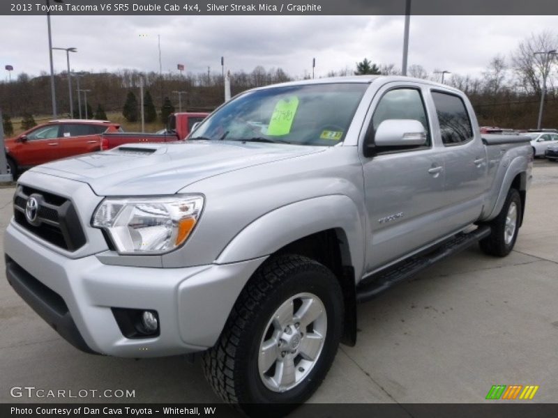 Silver Streak Mica / Graphite 2013 Toyota Tacoma V6 SR5 Double Cab 4x4