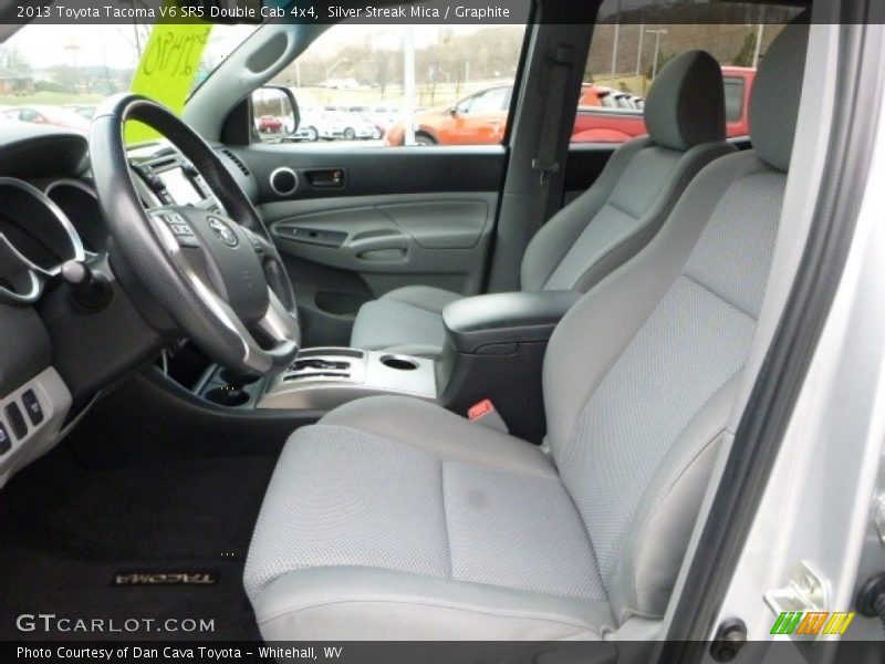 Silver Streak Mica / Graphite 2013 Toyota Tacoma V6 SR5 Double Cab 4x4