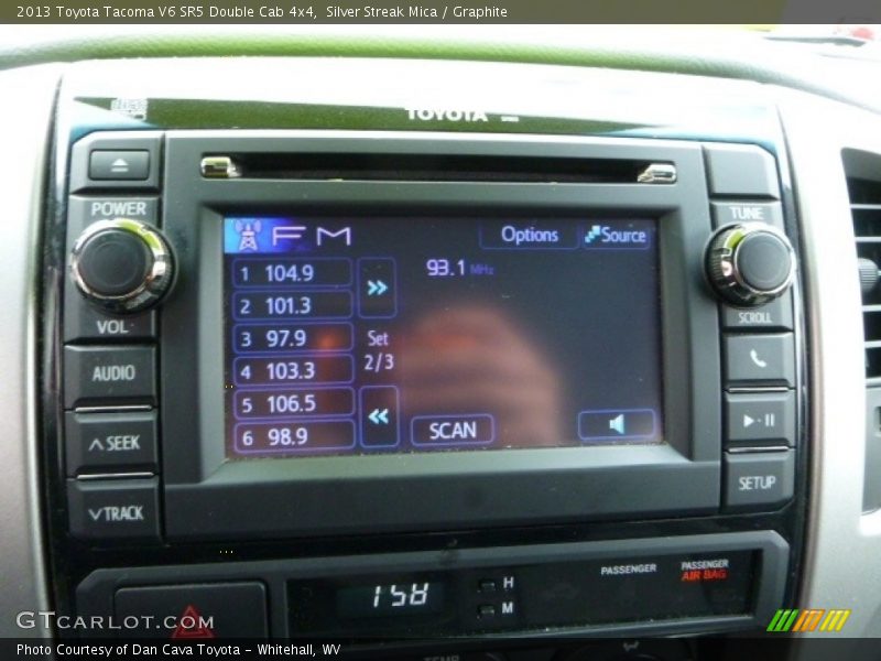 Silver Streak Mica / Graphite 2013 Toyota Tacoma V6 SR5 Double Cab 4x4