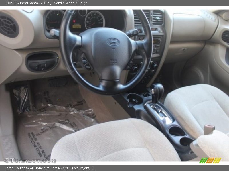  2005 Santa Fe GLS Beige Interior
