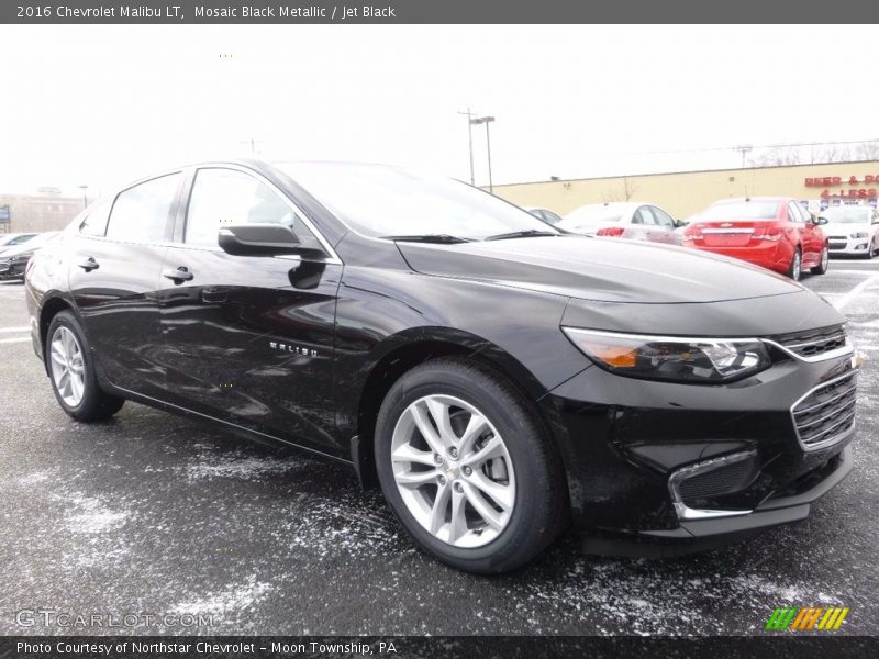 Mosaic Black Metallic / Jet Black 2016 Chevrolet Malibu LT