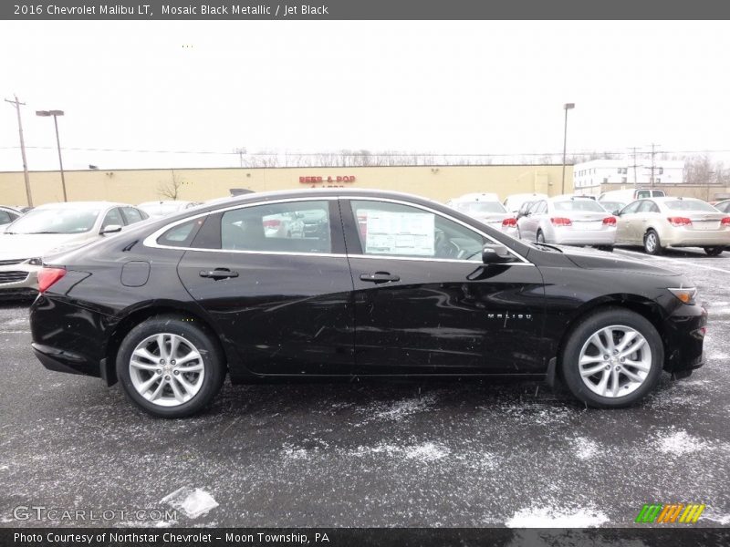 Mosaic Black Metallic / Jet Black 2016 Chevrolet Malibu LT