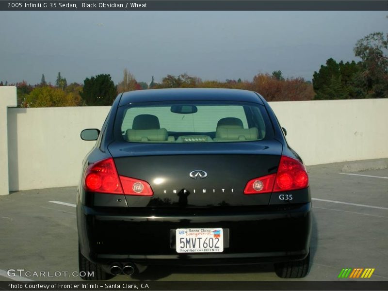 Black Obsidian / Wheat 2005 Infiniti G 35 Sedan