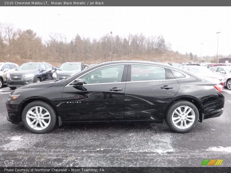 Mosaic Black Metallic / Jet Black 2016 Chevrolet Malibu LT
