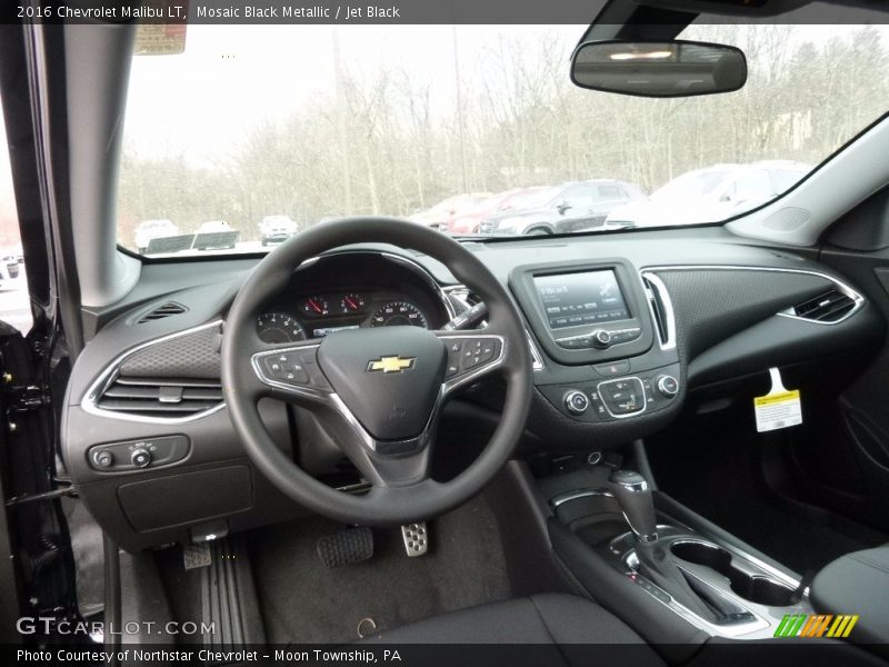 Mosaic Black Metallic / Jet Black 2016 Chevrolet Malibu LT