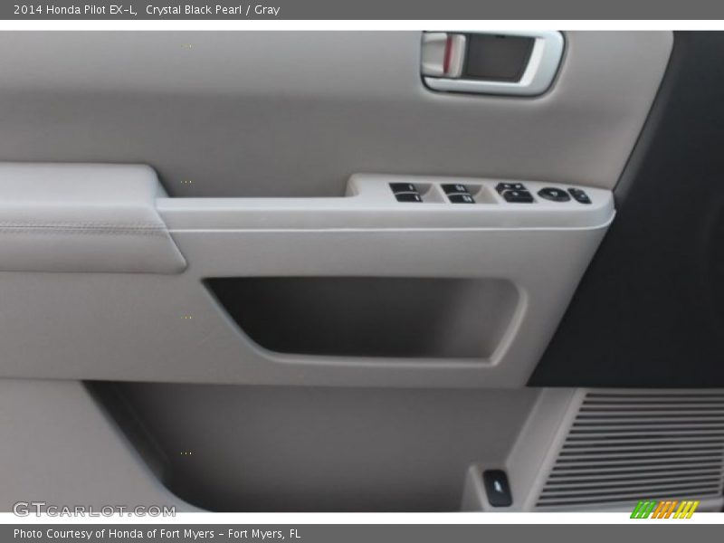 Crystal Black Pearl / Gray 2014 Honda Pilot EX-L
