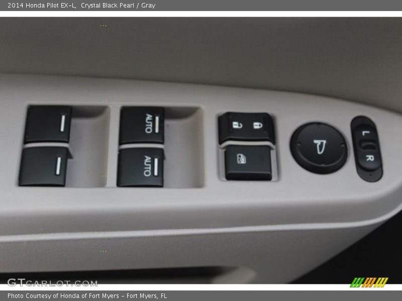 Crystal Black Pearl / Gray 2014 Honda Pilot EX-L