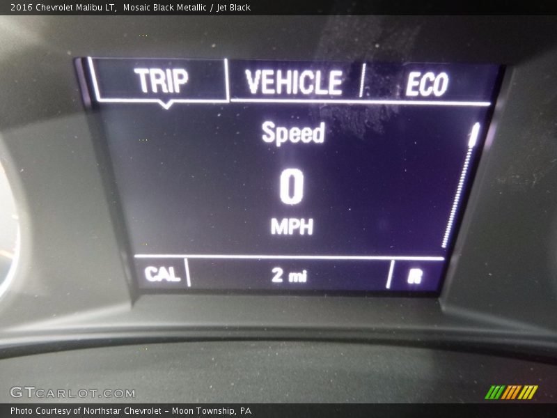Mosaic Black Metallic / Jet Black 2016 Chevrolet Malibu LT