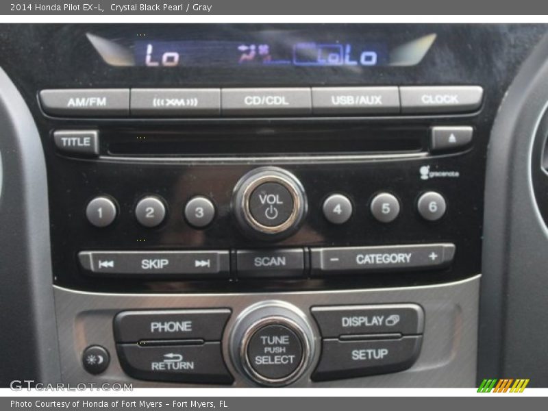 Crystal Black Pearl / Gray 2014 Honda Pilot EX-L