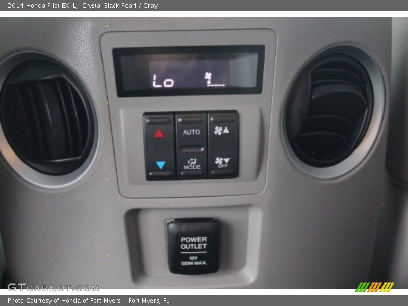 Crystal Black Pearl / Gray 2014 Honda Pilot EX-L