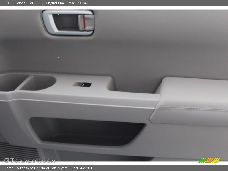 Crystal Black Pearl / Gray 2014 Honda Pilot EX-L