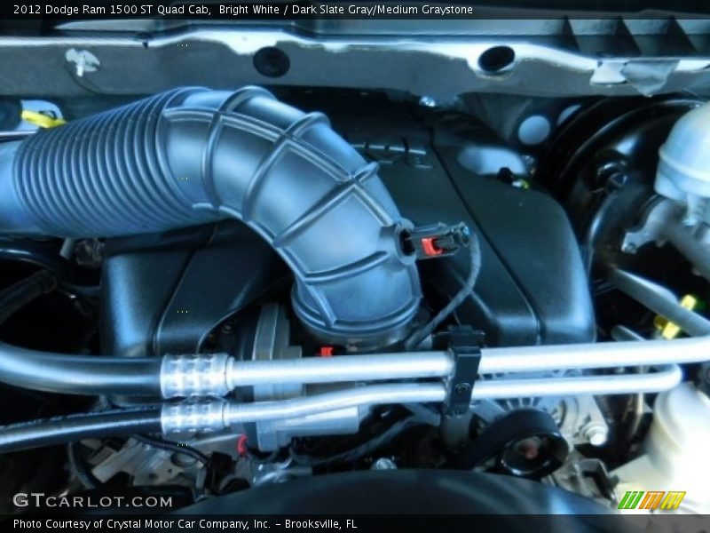 Bright White / Dark Slate Gray/Medium Graystone 2012 Dodge Ram 1500 ST Quad Cab