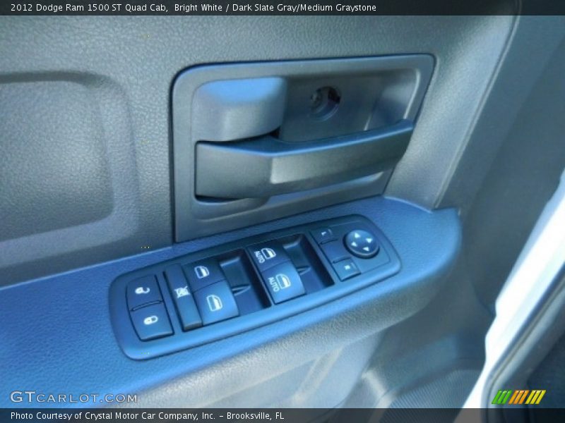 Bright White / Dark Slate Gray/Medium Graystone 2012 Dodge Ram 1500 ST Quad Cab