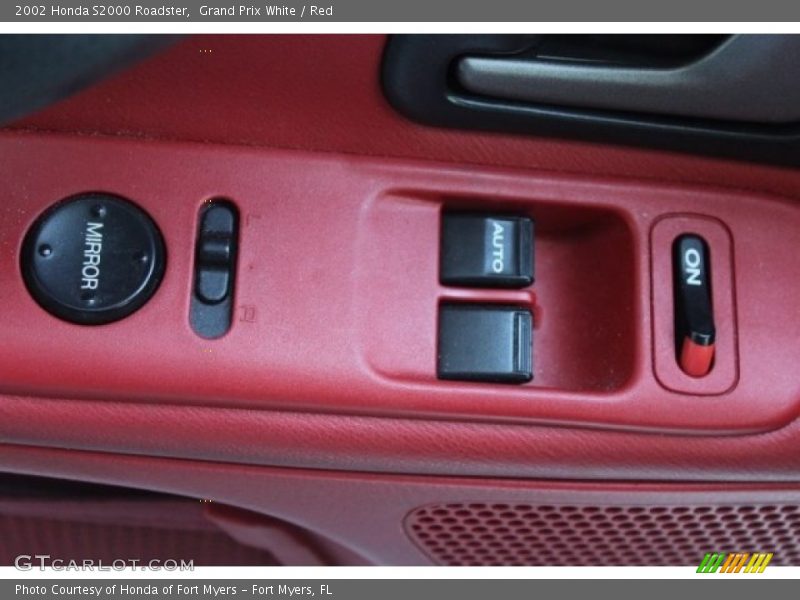 Grand Prix White / Red 2002 Honda S2000 Roadster