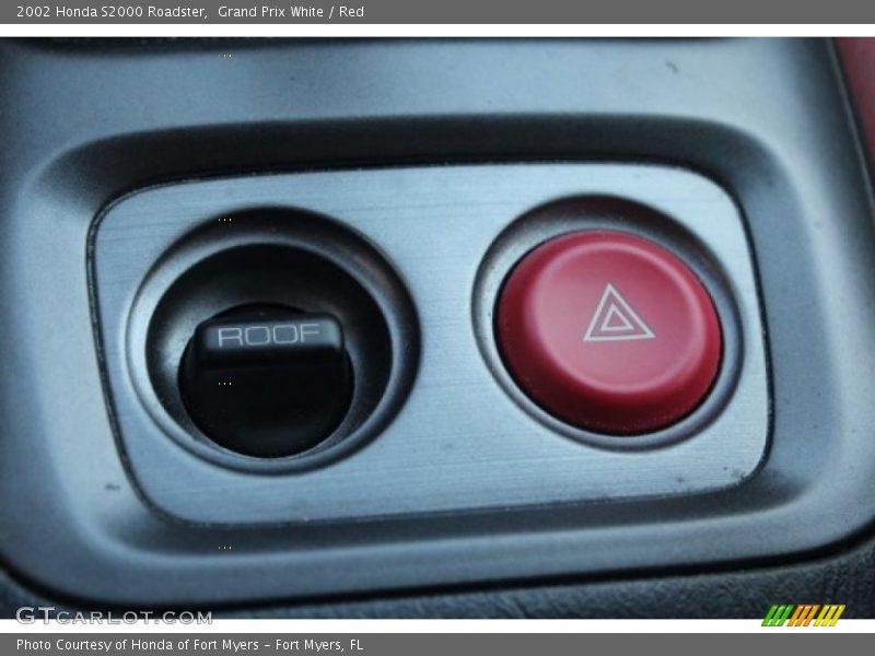 Grand Prix White / Red 2002 Honda S2000 Roadster