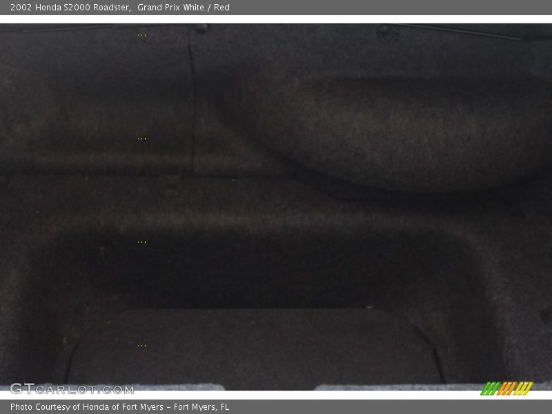 Grand Prix White / Red 2002 Honda S2000 Roadster