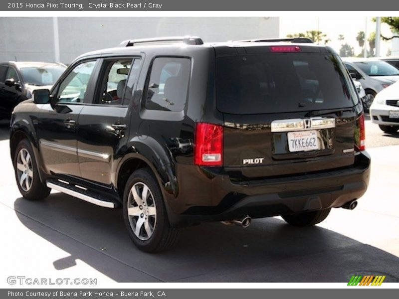 Crystal Black Pearl / Gray 2015 Honda Pilot Touring