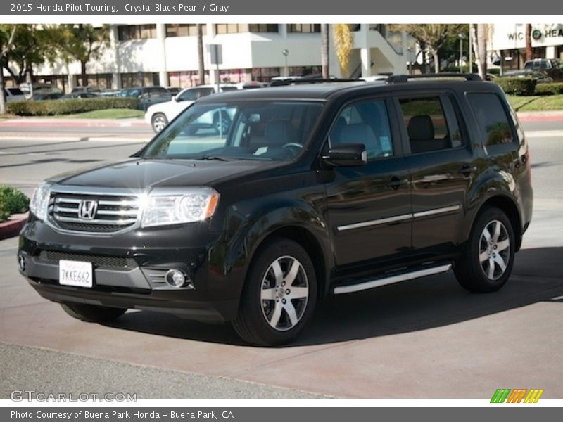 Crystal Black Pearl / Gray 2015 Honda Pilot Touring