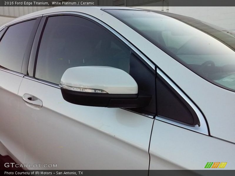 White Platinum / Ceramic 2016 Ford Edge Titanium