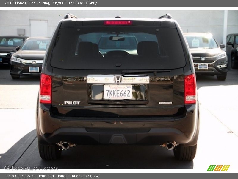 Crystal Black Pearl / Gray 2015 Honda Pilot Touring